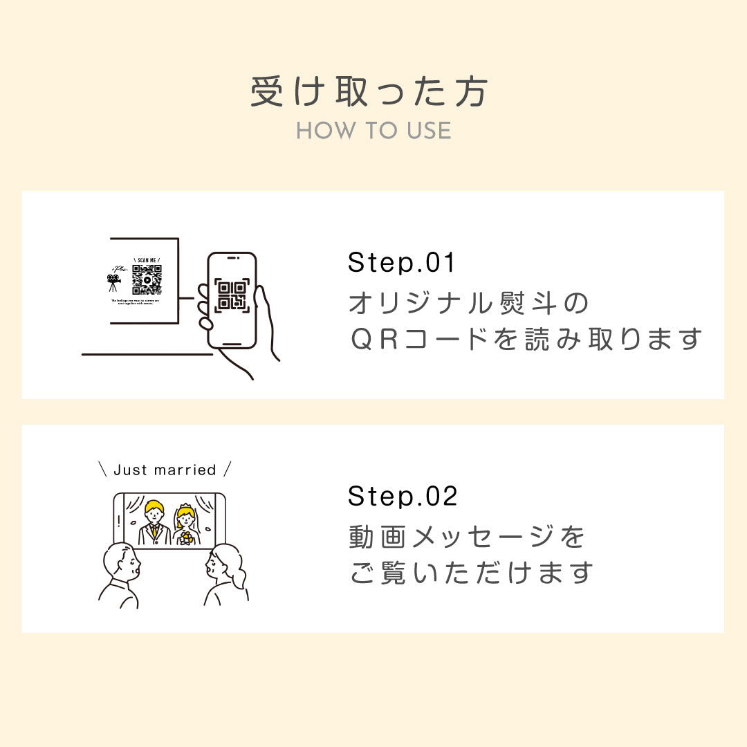 動画ウェディング熨斗