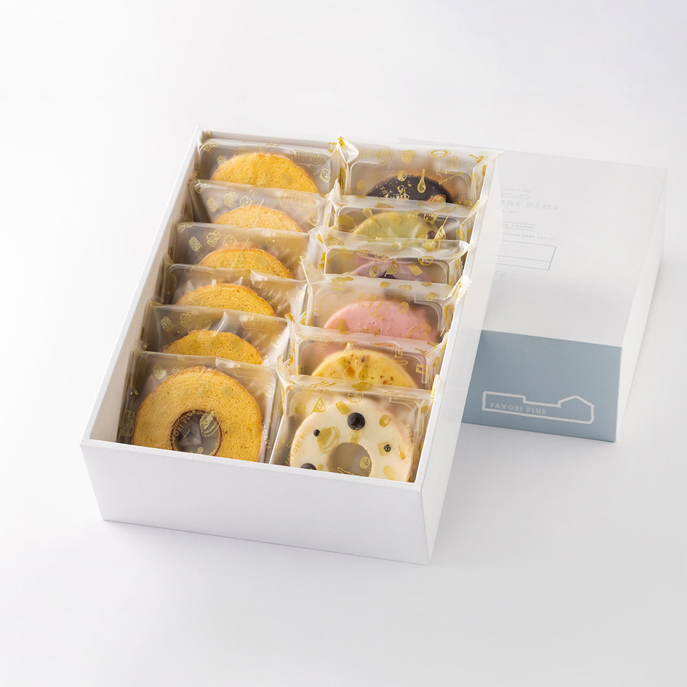 ギフトI (ミニバウム6枚とカラーバウム6個の詰め合わせ)