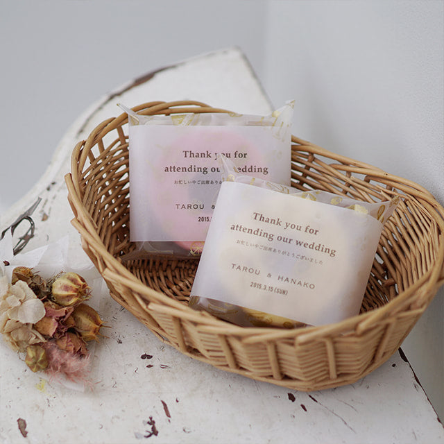ありがとうカラーバウム(結婚式のプティギフト)
