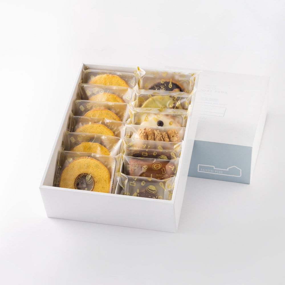 ギフトH(ミニバウム6枚・カラーバウム3枚と焼き菓子4種の詰め合わせ)