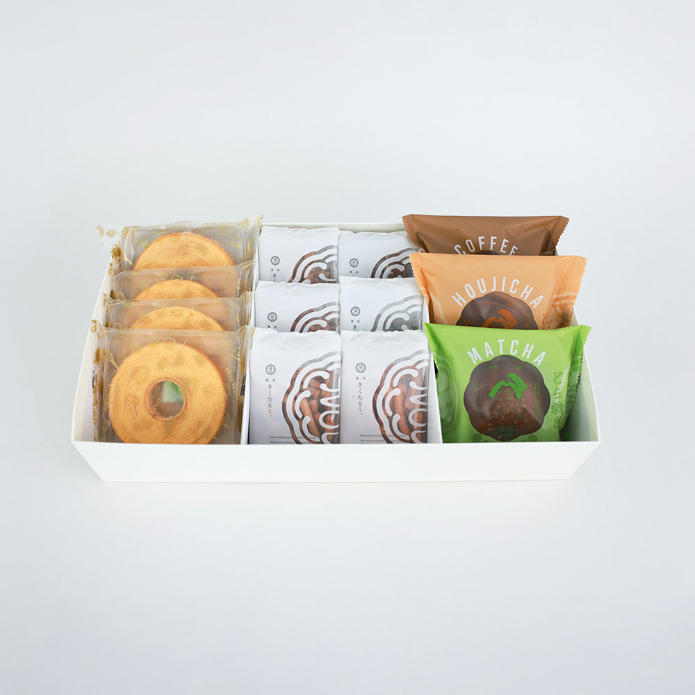 かりんとう×どらセレクト×ミニバウム4個セット | 北九州スイーツ