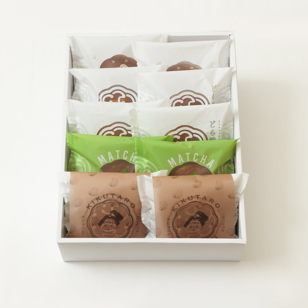 どら焼き食べ比べセット(くるみバターどら焼き入り)