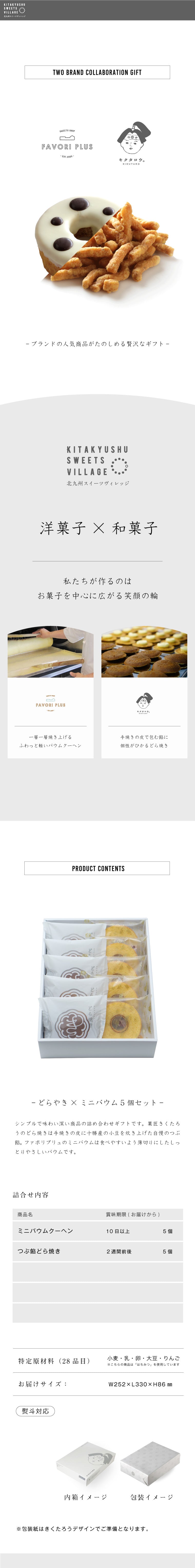 どら×ミニバウム5個セット