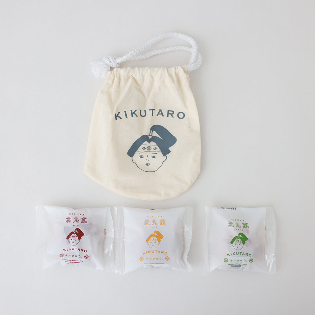 きくたろうの和菓子と巾着セット -爽-【6月25日よりご予約スタート】