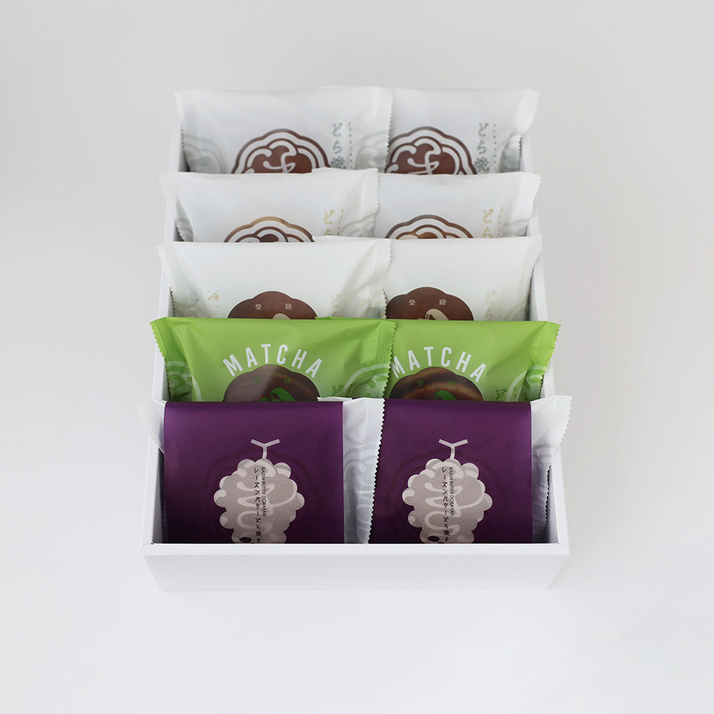 どら焼き食べ比べセット(レーズンバターどら焼き入り)