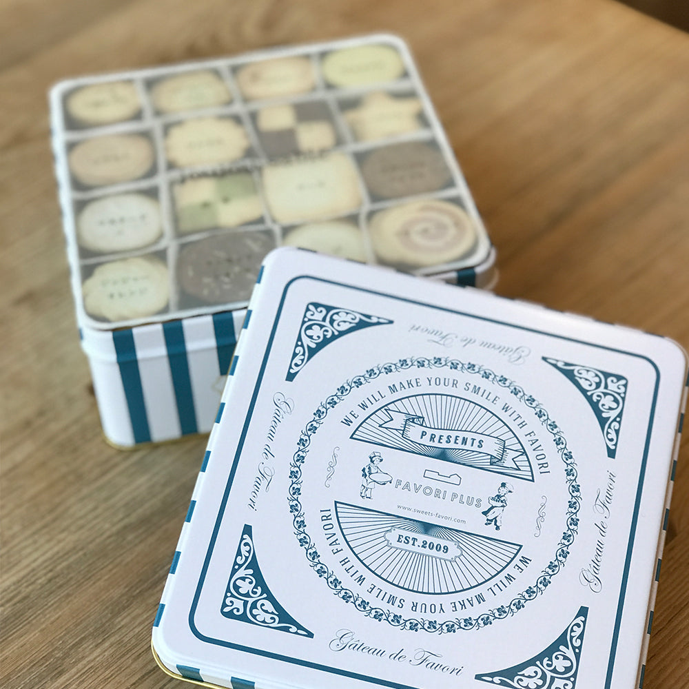 ジュジュサブレ～16種類のサブレが楽しめるオリジナルギフト缶