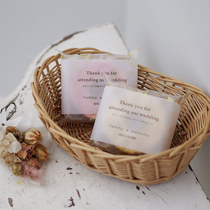 ありがとうカラーバウム（結婚式のプティギフト）