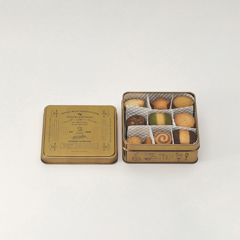 シュシュサブレ～9種類のサブレが楽しめる小さなサブレ缶～