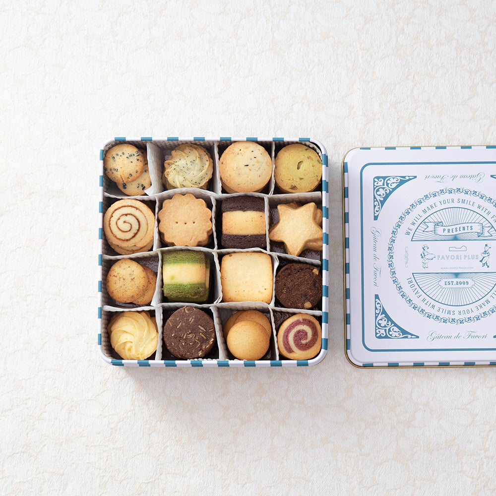 ジュジュサブレ～16種類のサブレが楽しめるオリジナルギフト缶～