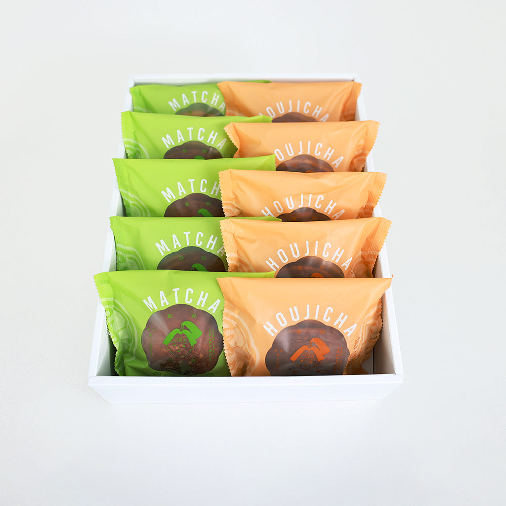 ２種のお茶どら詰め合わせ10個セット