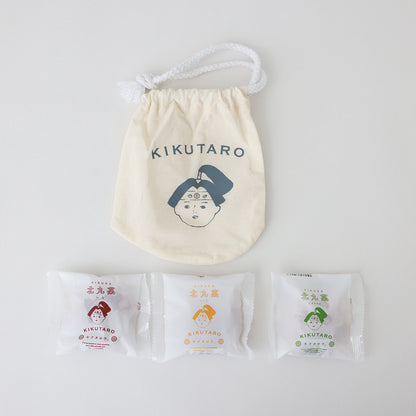 きくたろうの和菓子と巾着セット -爽-【6月25日よりご予約スタート】