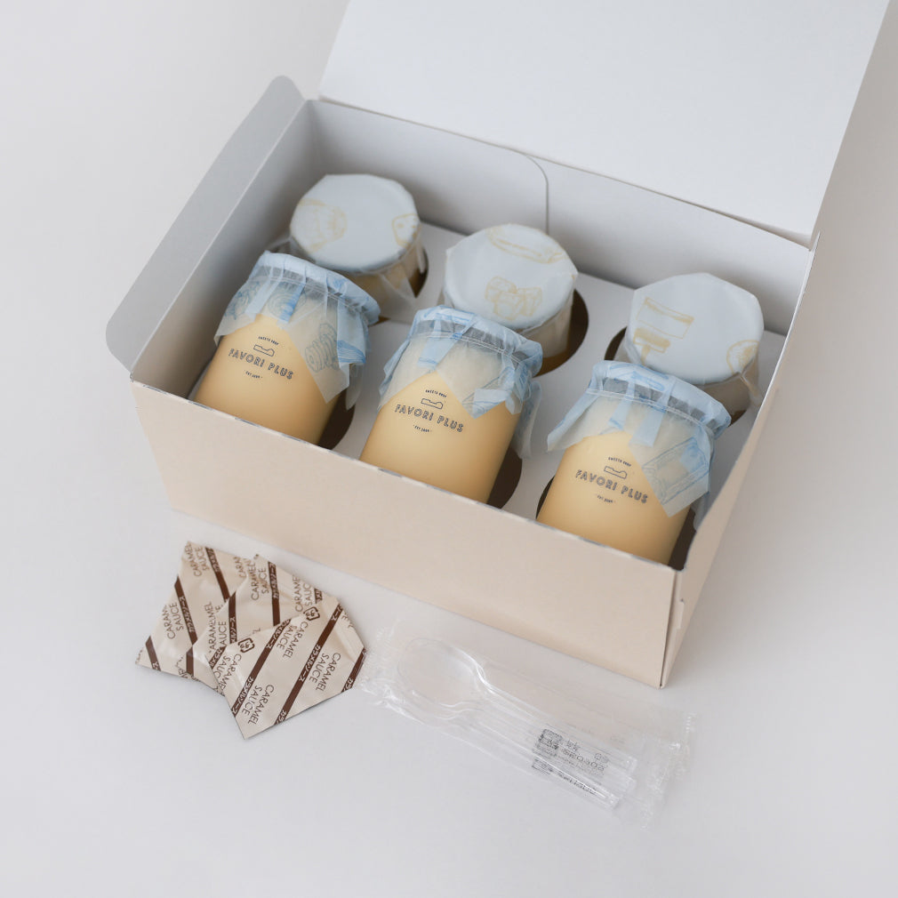 【配送専用】半熟チーズプリンとなめらかプリンのセット